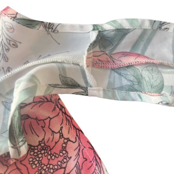 LA VIE EN ROSE One piece jumpsuit / Lingerie / Floral & Lace / Size L - Picture 7 of 9